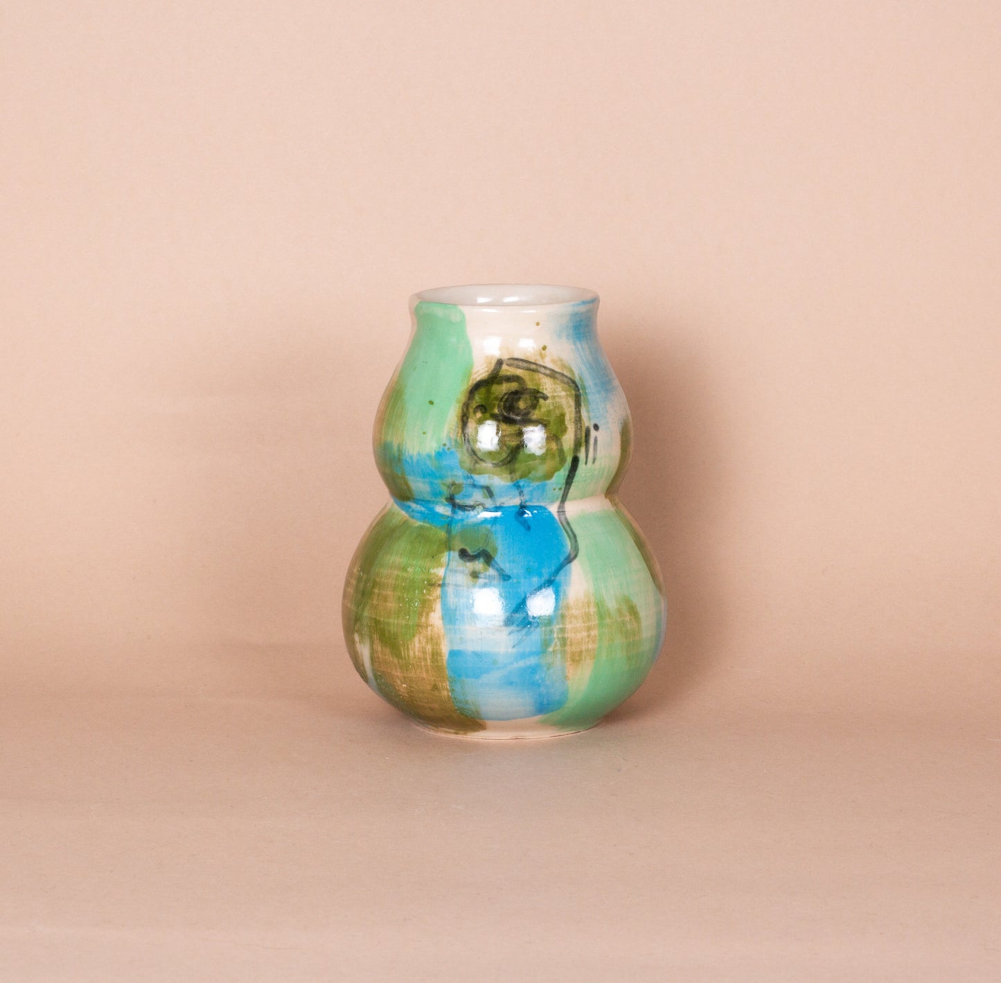Nanna Ceramics x Bare Kristian mellem bobbel vase 1