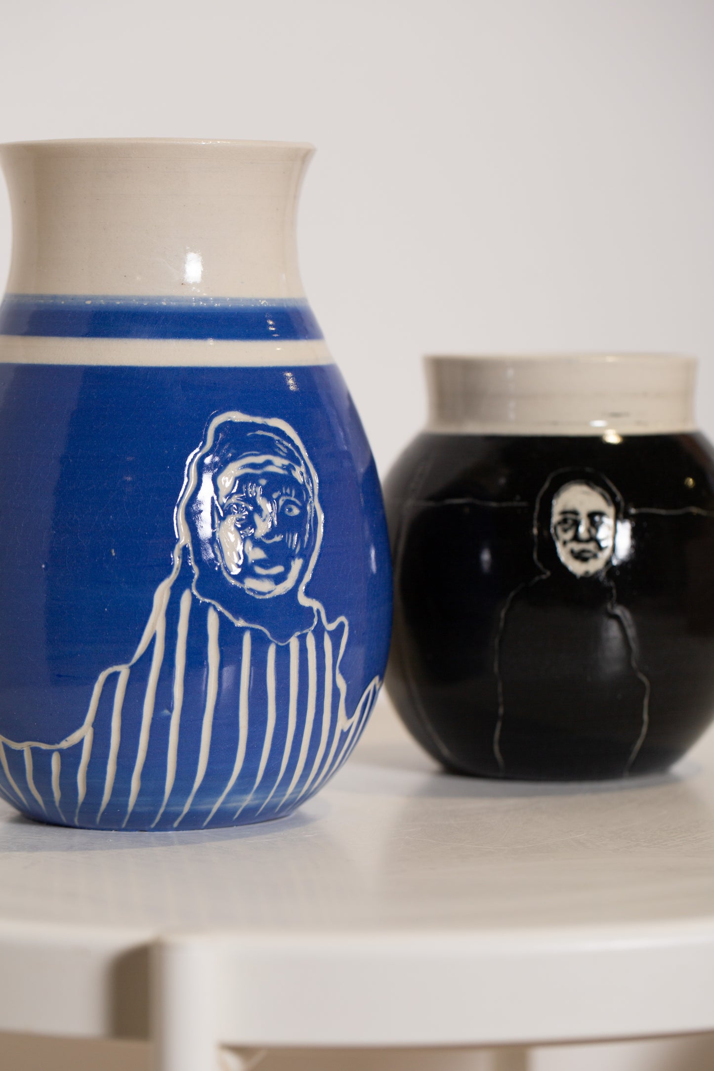 Nanna Ceramics x Kalinka blå vase